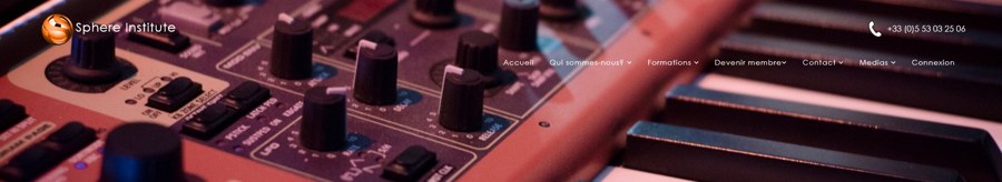 Console de mixage analogique du Sphere Studio